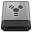 Grey Firewire B Icon 32x32 png